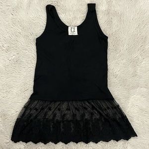 PPLA Kids Black Lace Tank